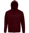 03568 Unisex Stellar Organic Hoodie Burgundy colour image